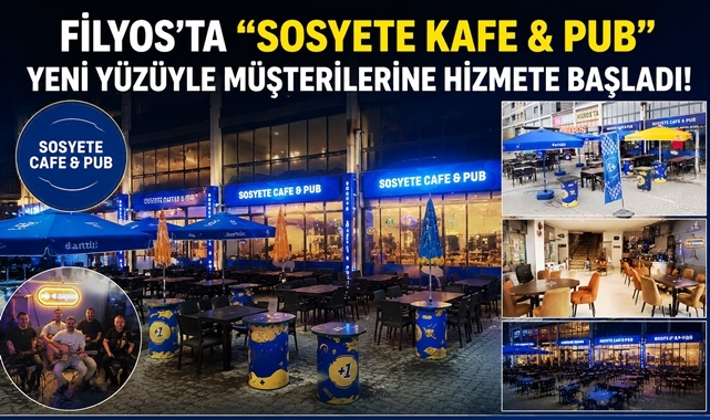 Filyos'ta 'Sosyete Kafe-Pub' yeni yüzüyle müşterilerine hizmete başladı