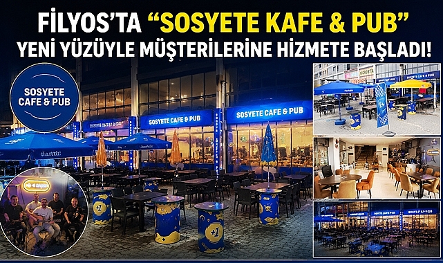Filyos'ta 'Sosyete Kafe-Pub' yeni yüzüyle müşterilerine hizmete başladı