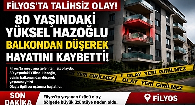 Filyos'ta talihsiz olay: 80 yaşındaki Yüksel Hazoğlu balkondan düşerek hayatını kaybetti!