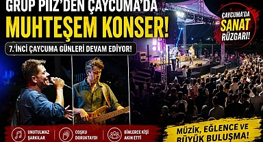 Grup PİZZ Çaycuma'yı salladı! 7. Çaycuma günlerinde unutulmaz gece!