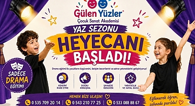 Gülen Yüzler Çocuk Sanat Akademisi'nde yaz sezonu heyecanı