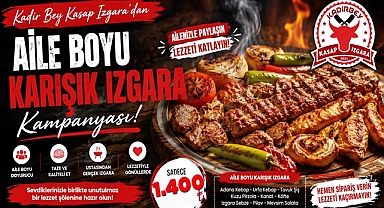 Kadir Bey Kasap Izgara'dan aile boyu karışık ızgara kampanyası