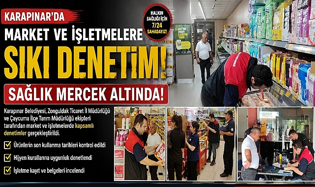 Karapınar'da market ve işletmelere sıkı denetim! Sağlık mercek altında!