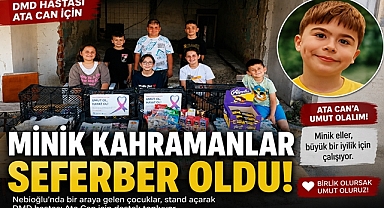 Minik kahramanlar DMD hastası Ata Can için seferber oldu