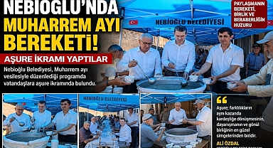 Nebioğlu'nda Muharrem ayı bereketi! Aşure ikramı yaptılar